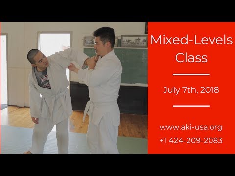 Aikido Kenkyukai Mixed Levels Class July 7th, 2018