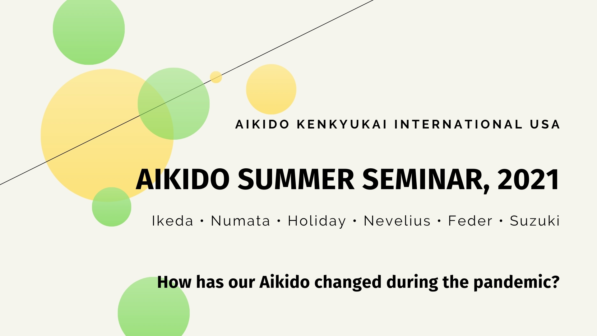 Aikido Summer Seminar 2021