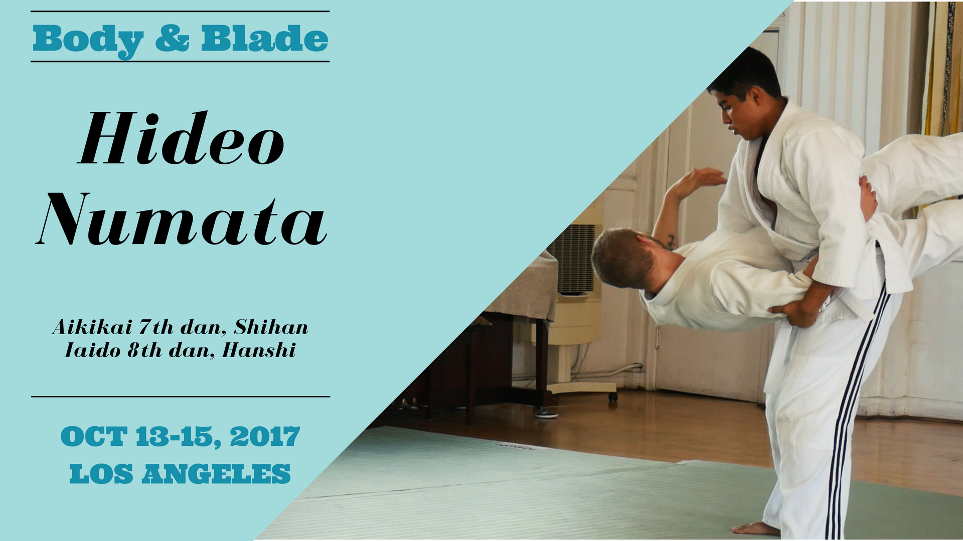 Hideo Numata, Day 3: Body & Blade Seminar