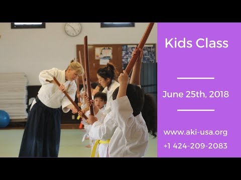 Aikido Kenkyukai Kids Class June 25th, 2018