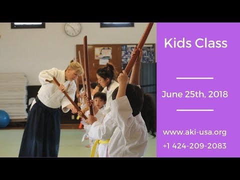 Aikido Kenkyukai Kids Class June 25th...