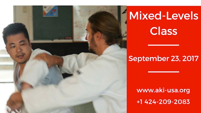 Mixed Levels Class: September 23 2017