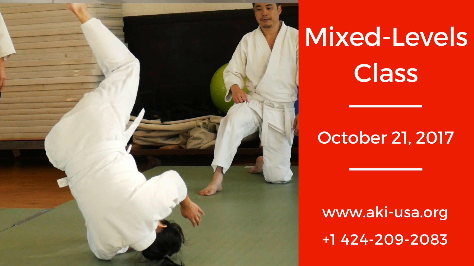 Mixed Levels Class: October 21, 2017