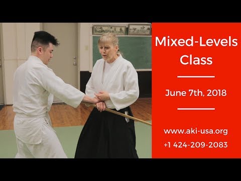 Aikido Kenkyukai Mixed Levels Class June 7th, 2018