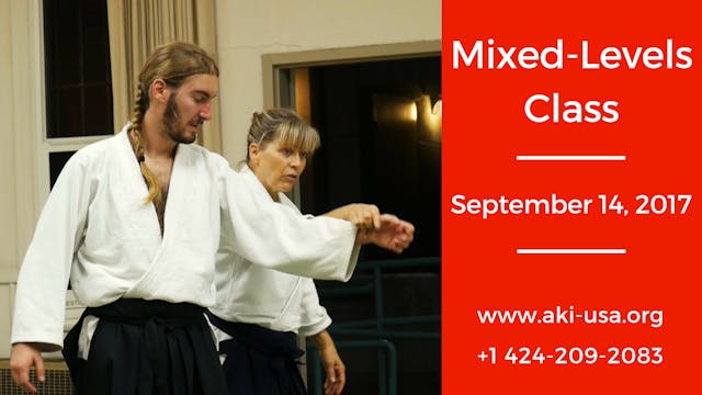 Mixed Levels Class: September 14, 2017