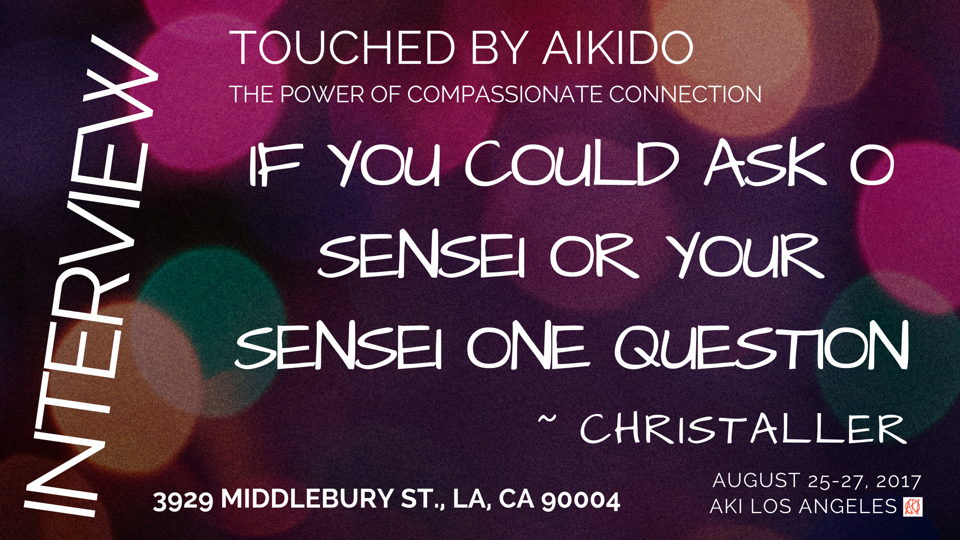 What Would You Ask O Sensei or Your Sensei ~ Christaller