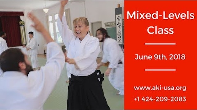 Aikido Kenkyukai Mixed Levels Class June 9th, 2018