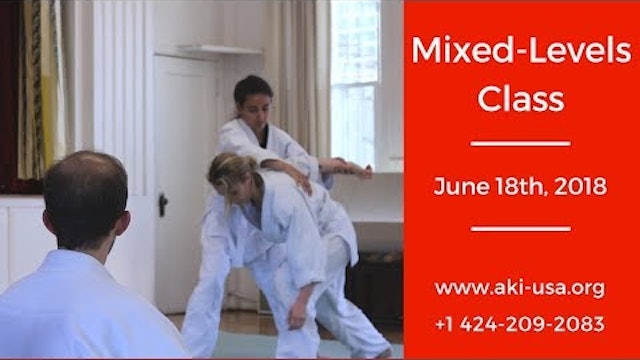 Aikido Kenkyukai Mixed Levels June 18th, 2018