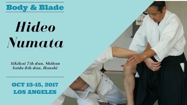 Hideo Numata, Day 1: Body & Blade Seminar