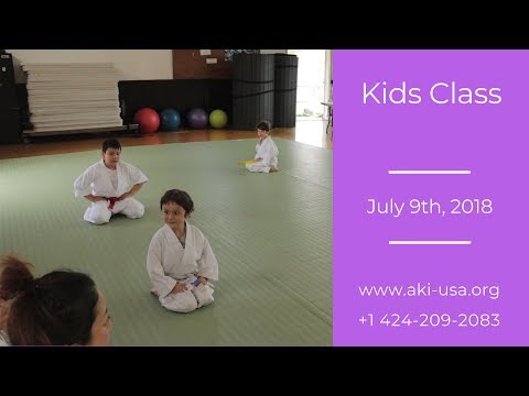 Aikido Kenkyukai Kids Class July 9th, 2018