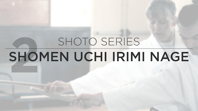 Lia Suzuki Sensei - Shoto Series: 2. Shomen Uchi Irimi Tenkan
