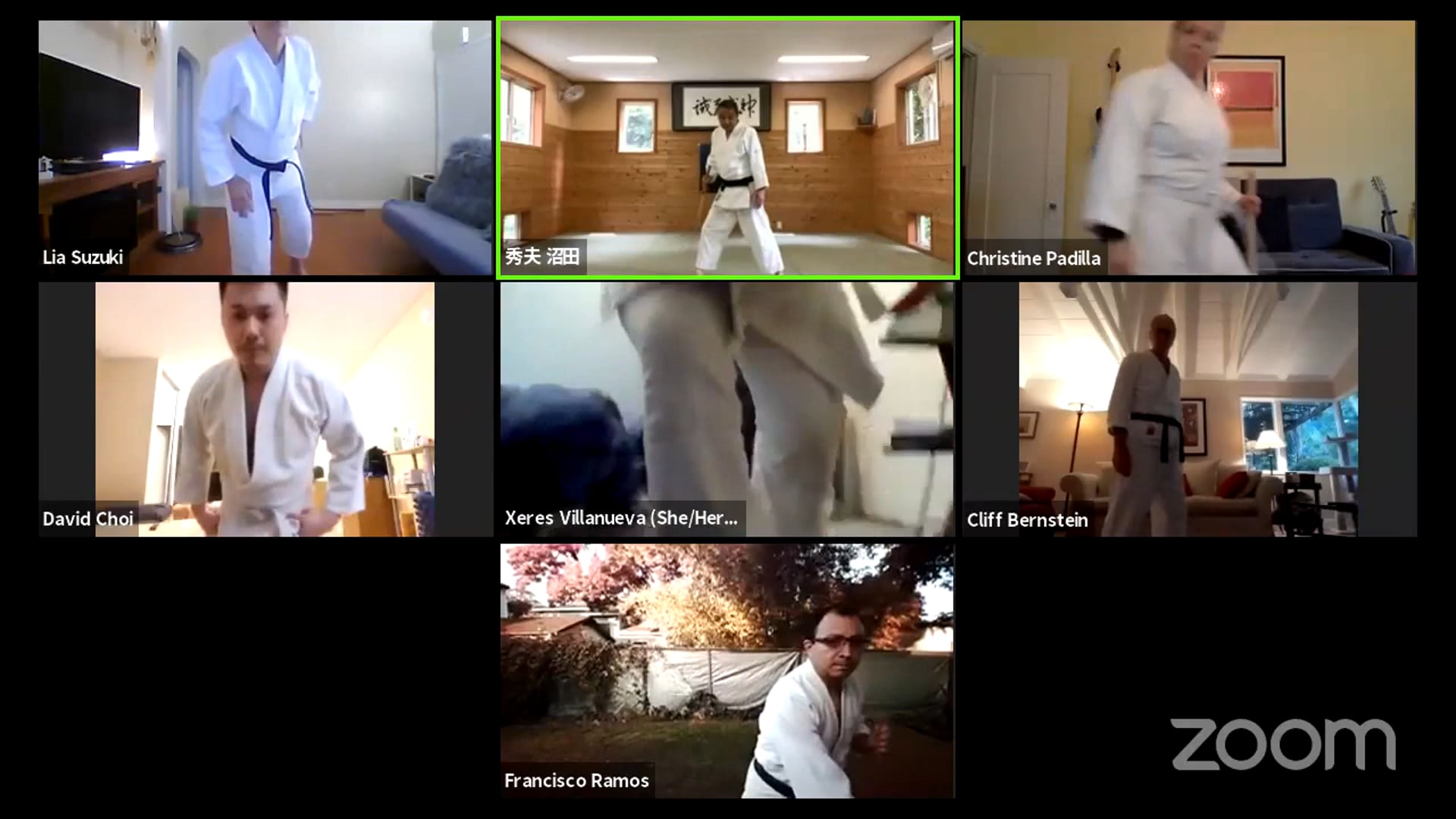 Global Aikido Class- Live Streaming via Zoom - Numata Sensei