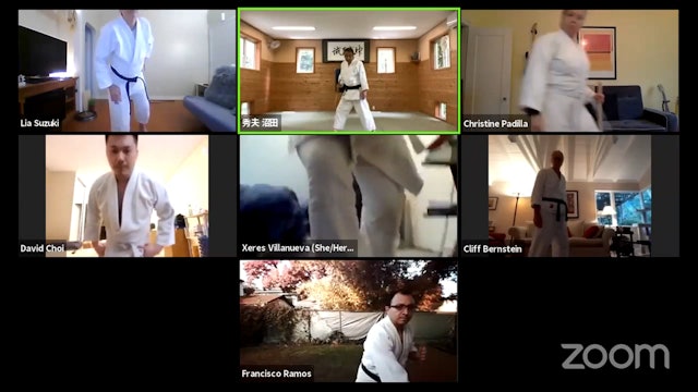 Global Aikido Class- Live Streaming via Zoom - Numata Sensei