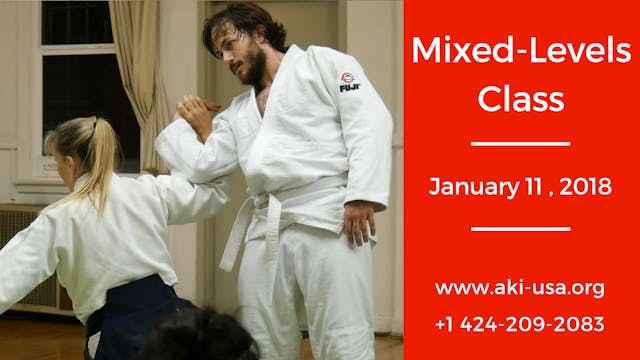 Mixed Levels Class: January 11 2018