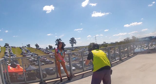 Go behind the scenes with the girls @...