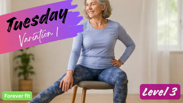 Chair Variation 1 (Level 3): Tuesday