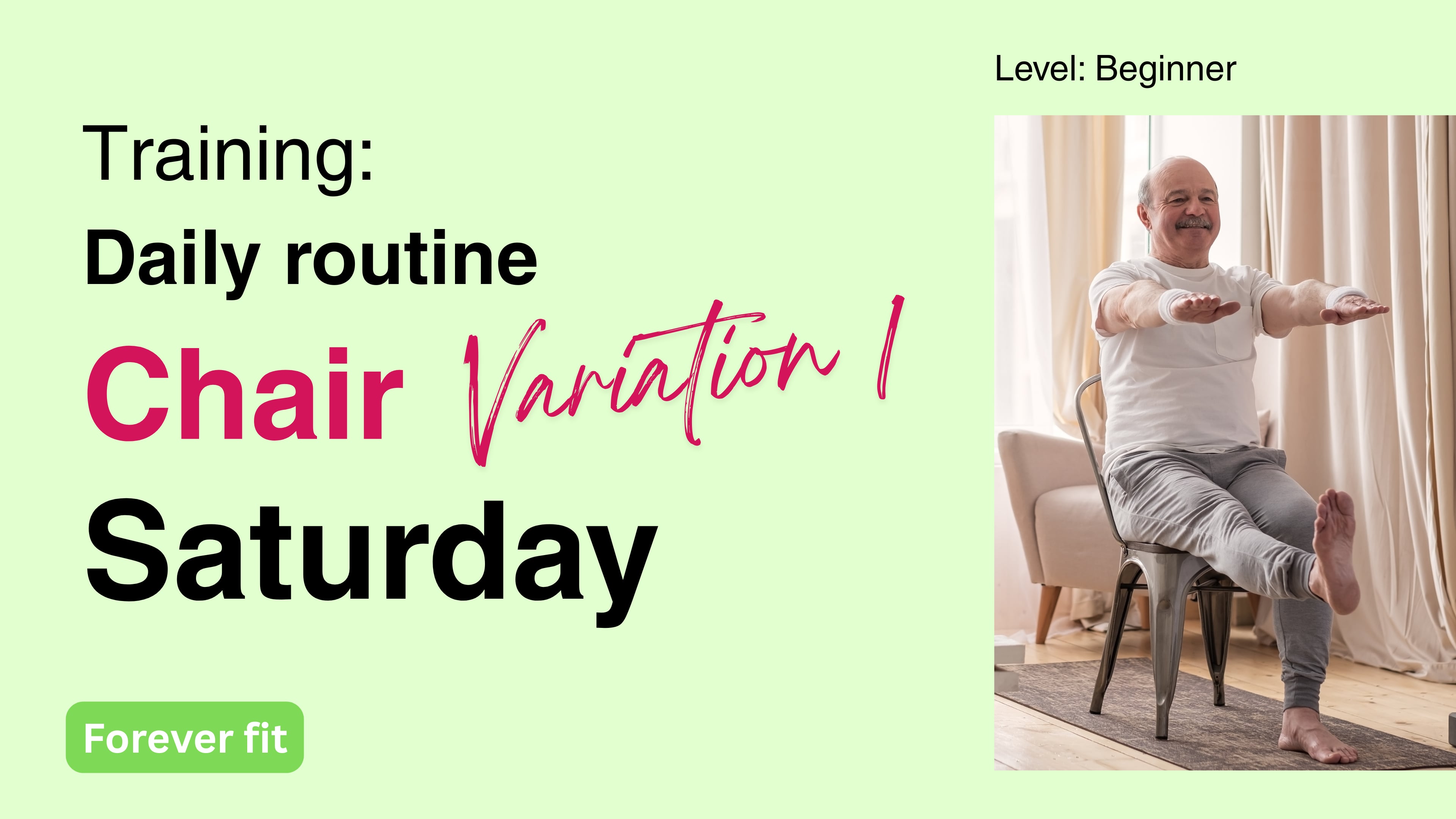 CHAIR 1 Beginner: Saturday