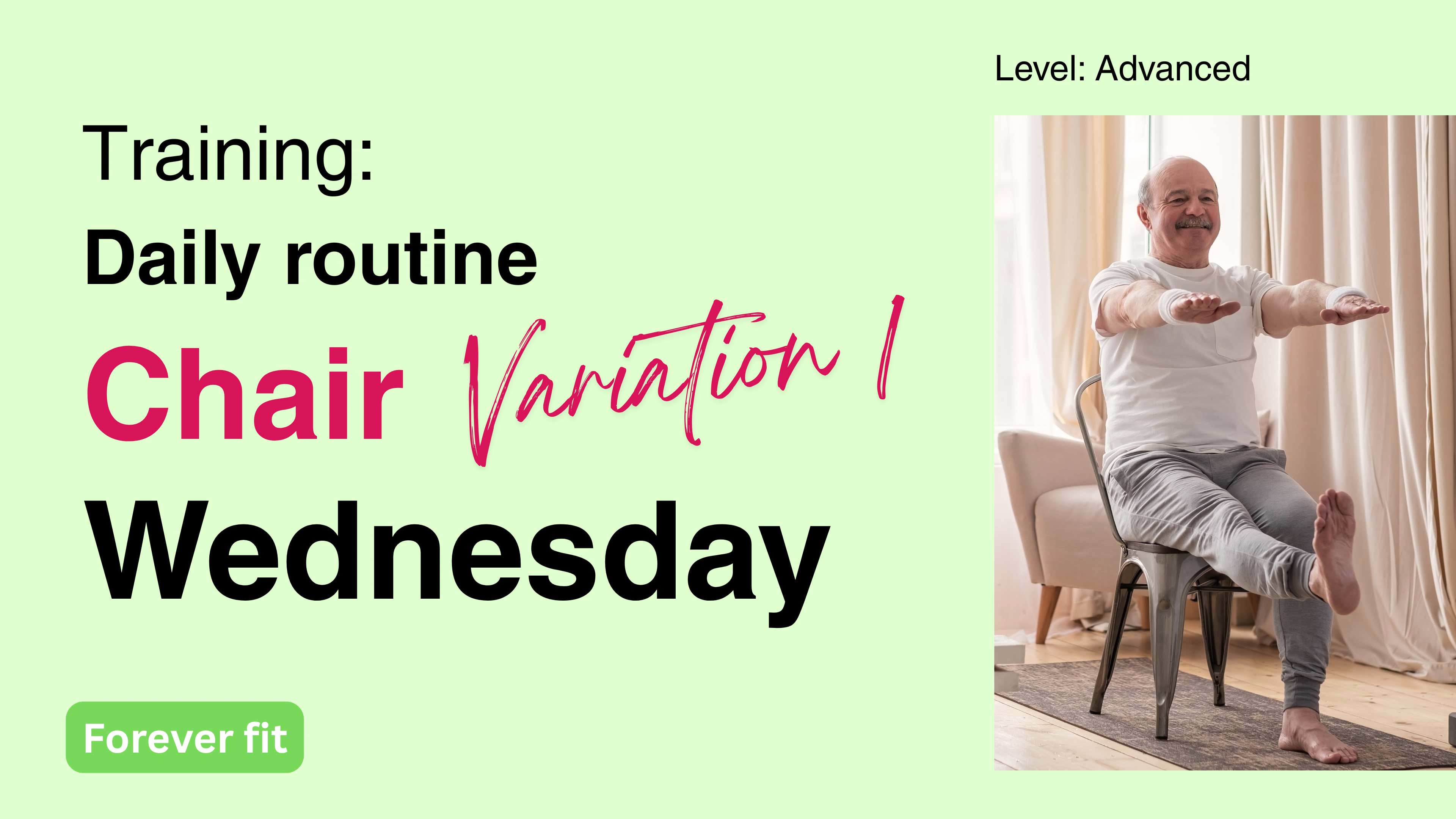 CHAIR 1 Advanced: Wednesday