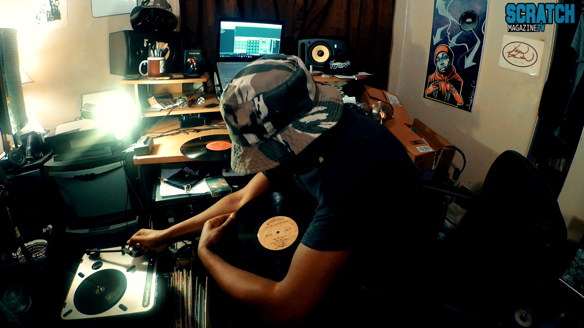 Filming Kev Brown with the Zoom Q2N