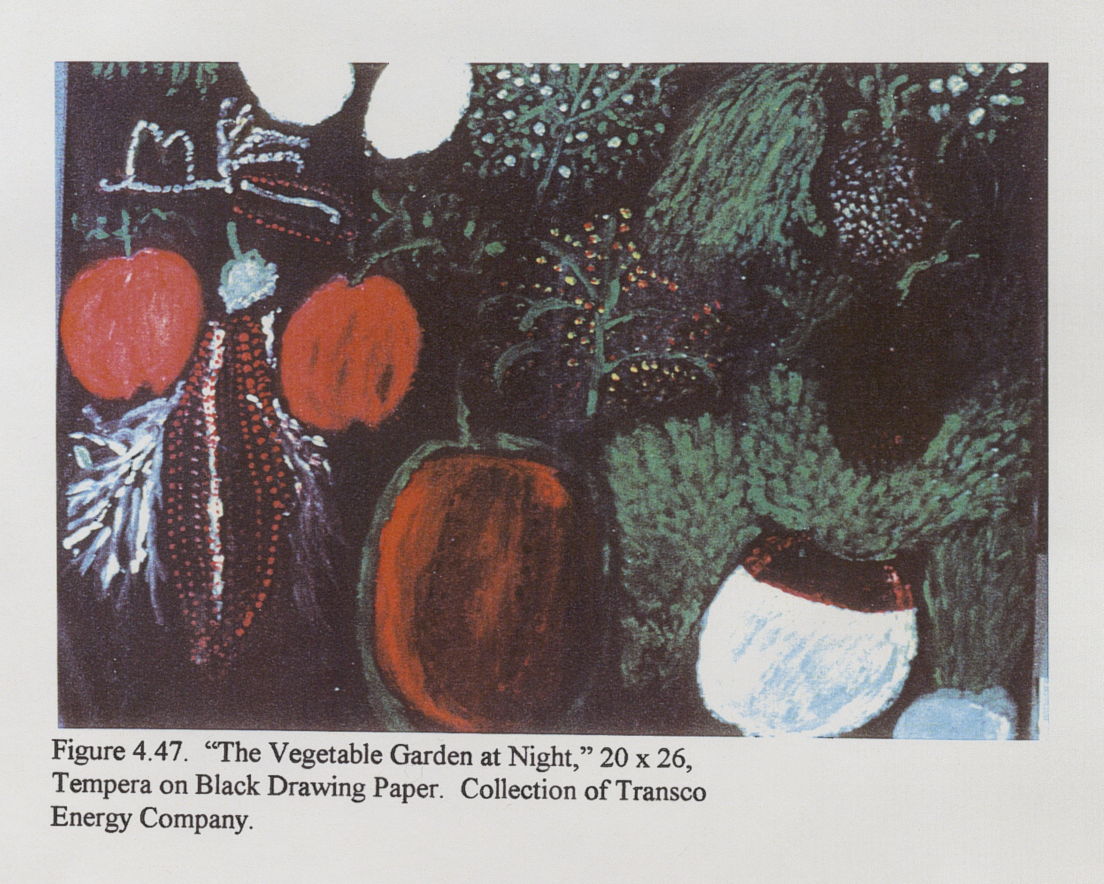 "The Vegetable Garden at Night" by Ezekiel Gibbs