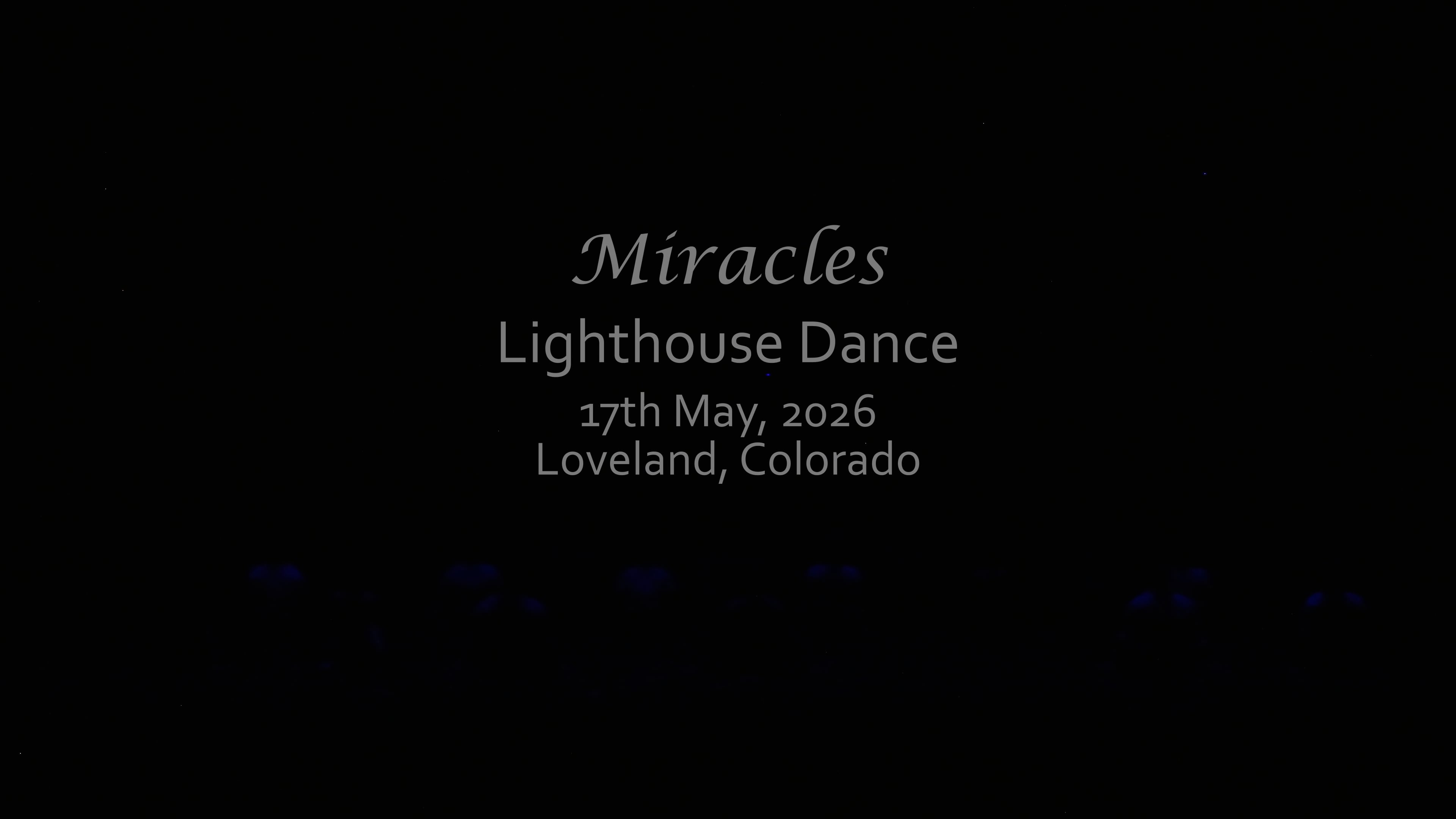 Miracles 2026 Show B