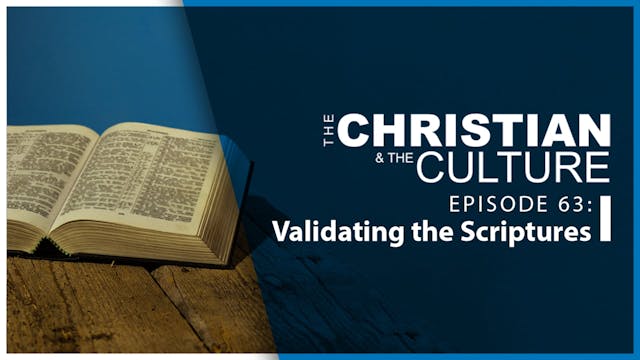 Validating the Scriptures : The Chris...