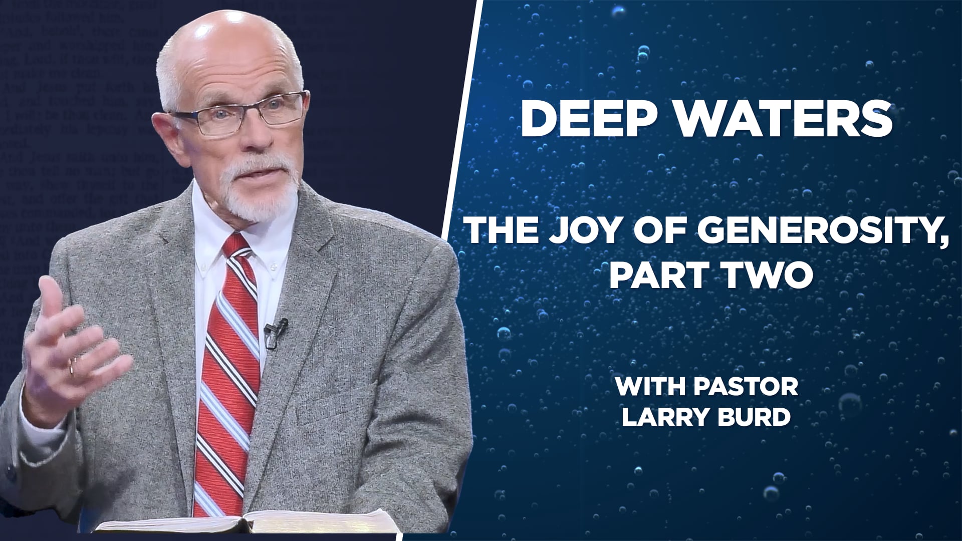 The Joy Of Generosity, Part Two