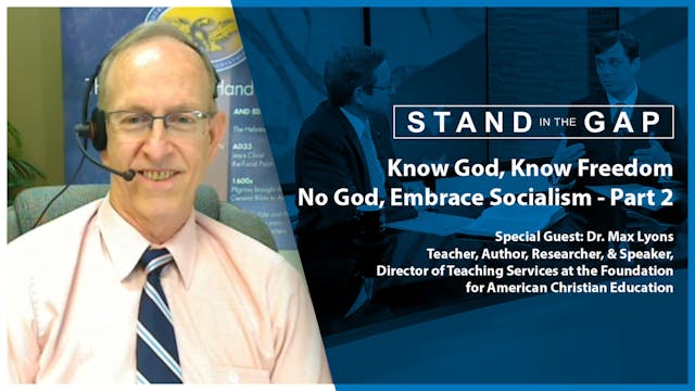 Stand in the Gap: Know God, Know Free...