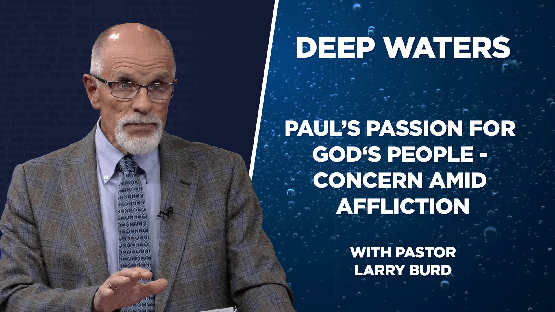 Paul's Passion For God's People - Concern Amid Afflictions