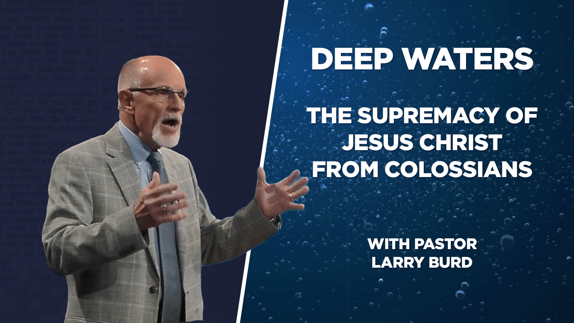 The Supremacy of Jesus Christ from Colossians