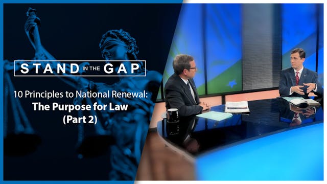 Purpose for Law (P2) : Stand in the Gap