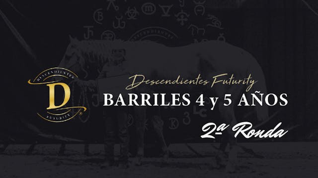 Barriles futurity 4-5 años,  2ª ronda...