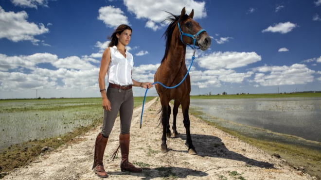 Lea Vicens "Llevo encima de un caballo desde antes de saber andar"