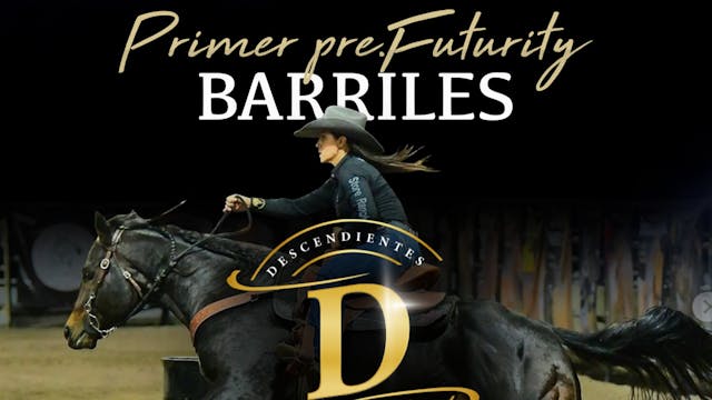 1º PRE FUTURITY de carrera de barrile...