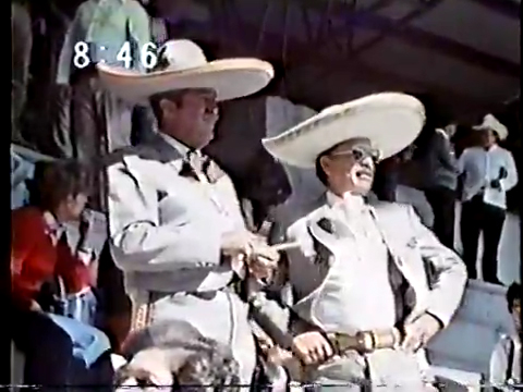 Familia charra mexicana en 1979