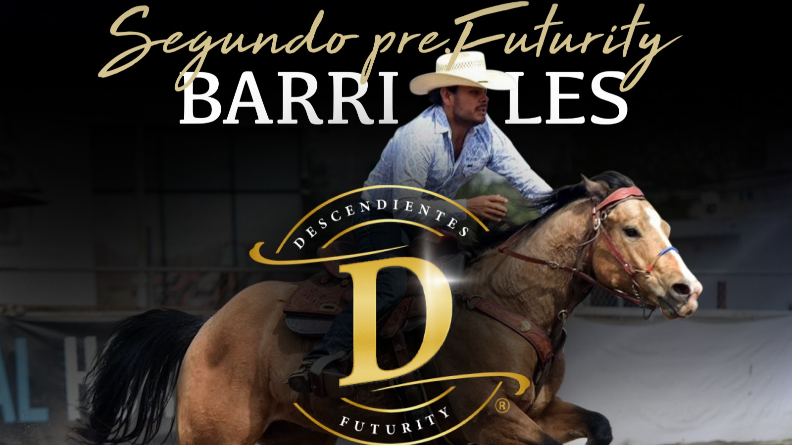 2º PRE FUTURITY de carrera de barriles, DESCENDIENTES 2024