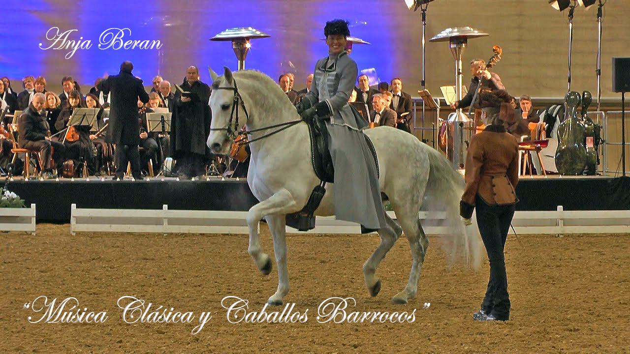 Espectáculo ecuestre by. Anja Beran Oratorio de Navidad yeguada de Schwaiganger
