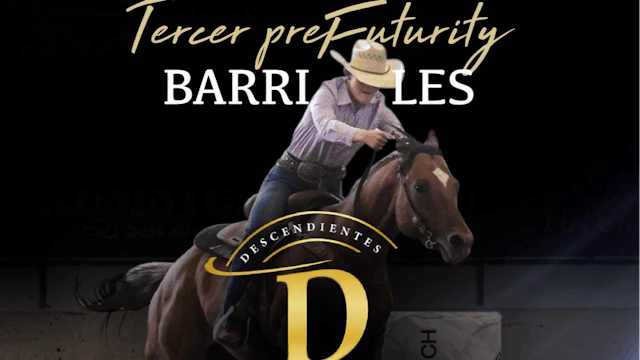 3º PRE FUTURITY de carrera de barrile...