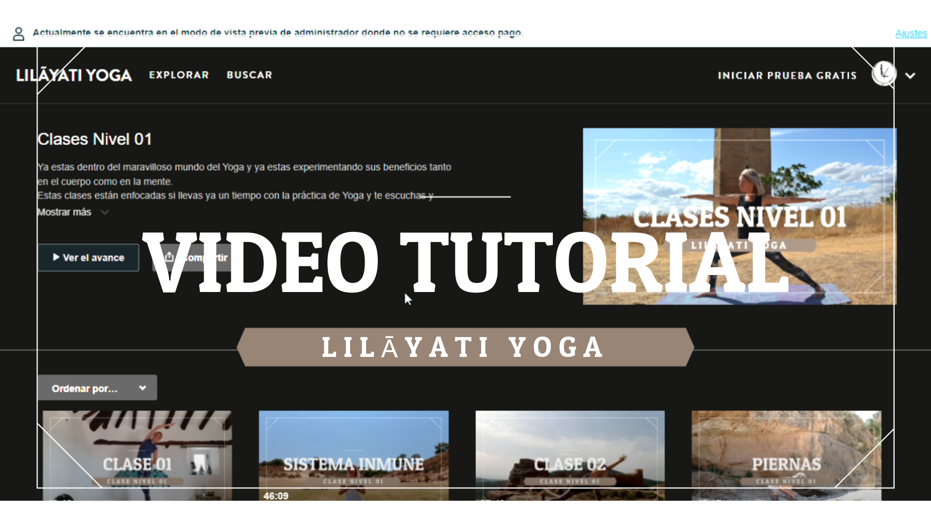 Videotutorial | LILᾹYATI YOGA