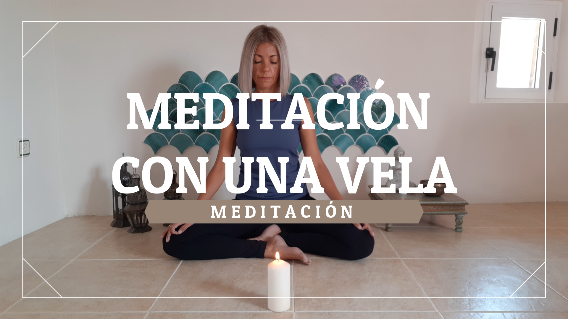 Meditación con una vela