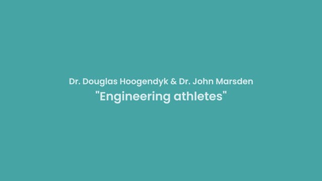 Limcosport 2023: Dr. D.Hoogendyk - Dr. J.Marsden: "Engineering Athletes"