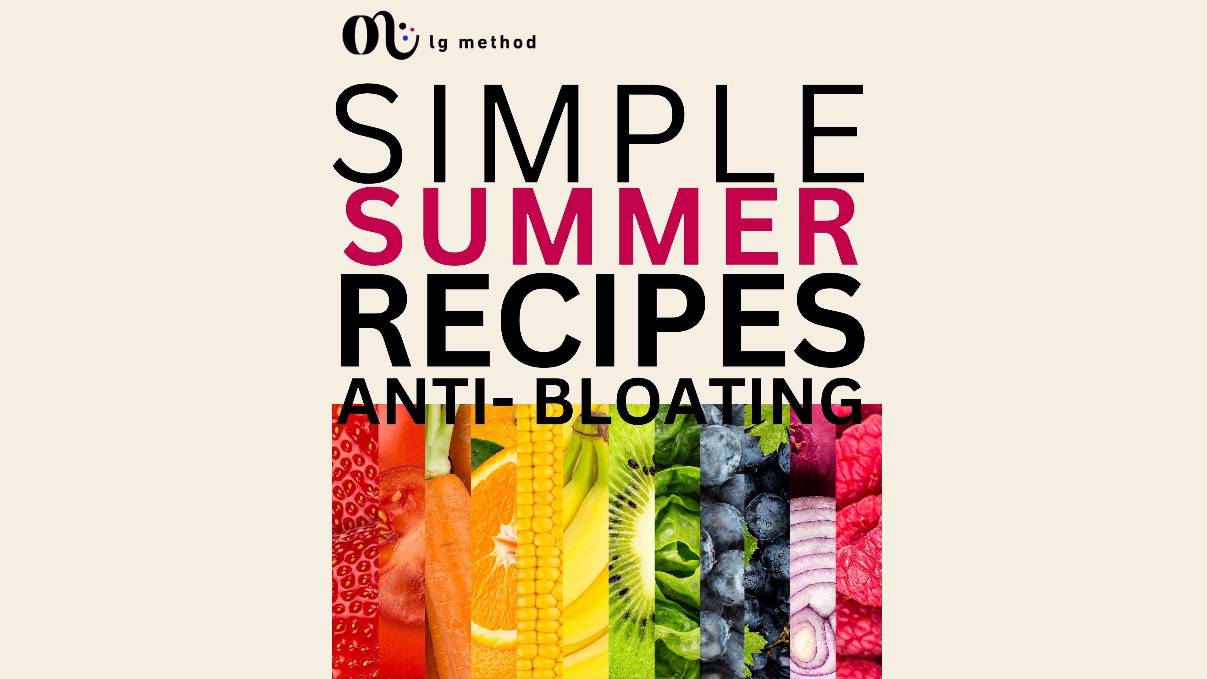 Summer Challenge Anti- Bloating Recipes {EN}
