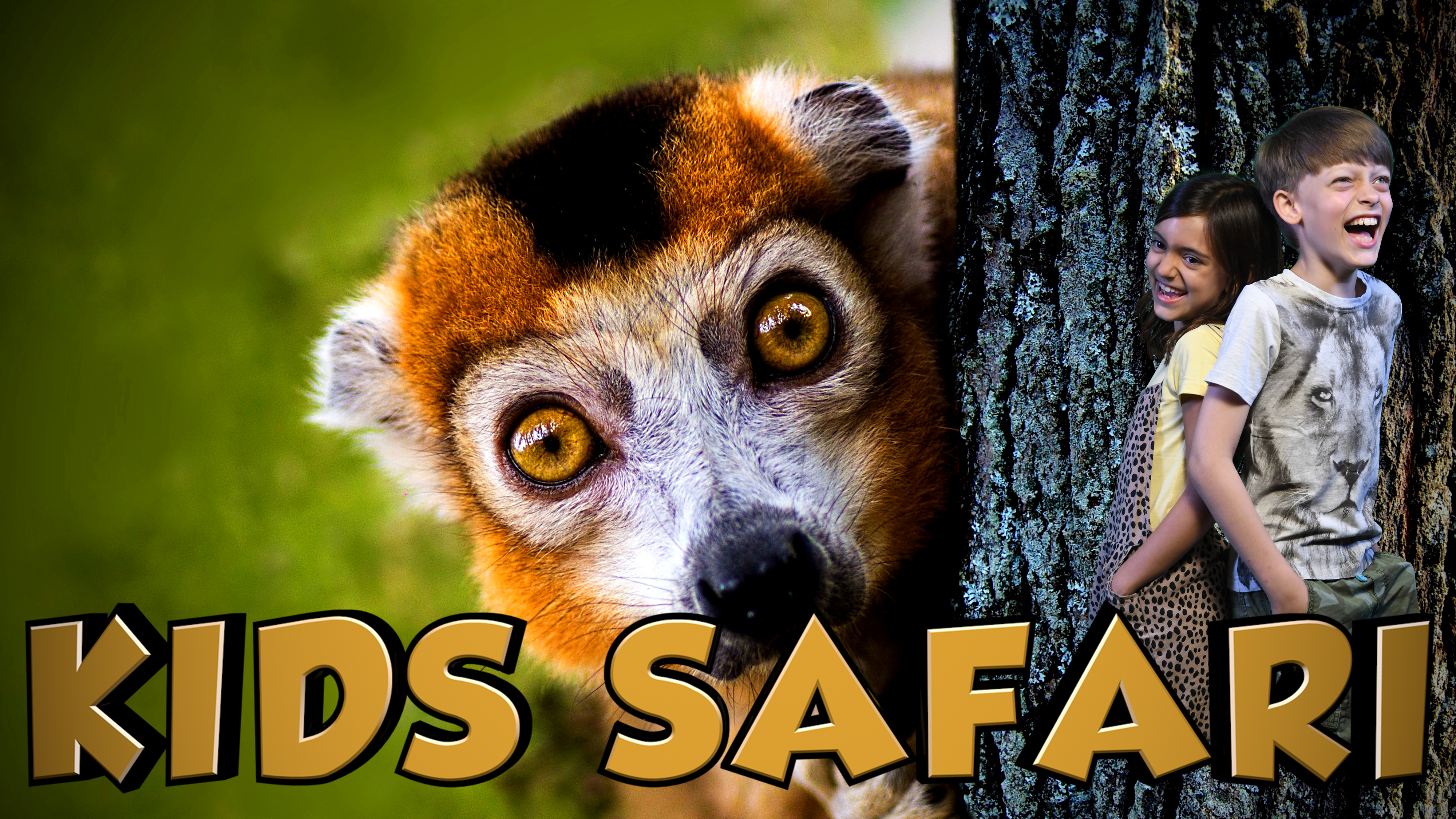 KIDS SAFARI MADAGASCAR - CROWNED & BLACK LEMUR