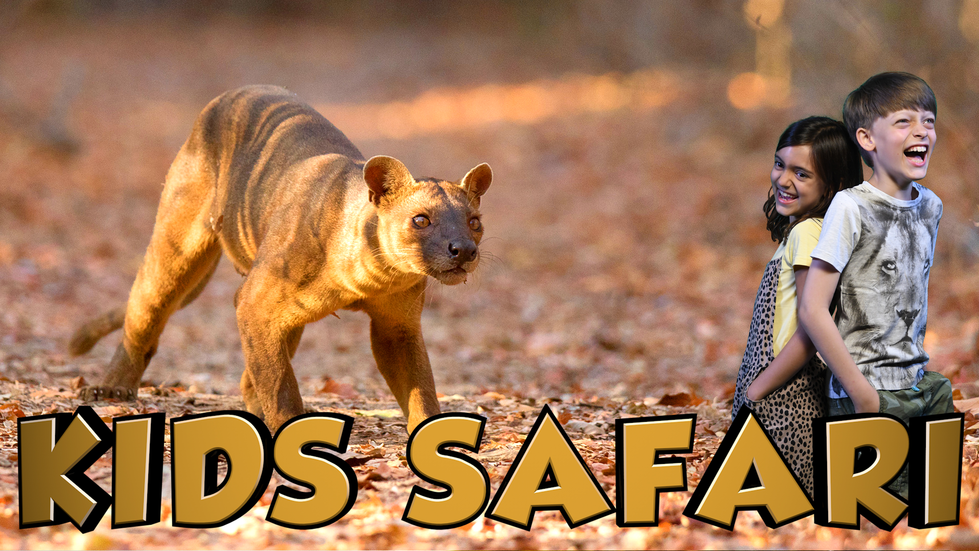 KIDS SAFARI MADAGASCAR -  FOSSA & TORTOISE