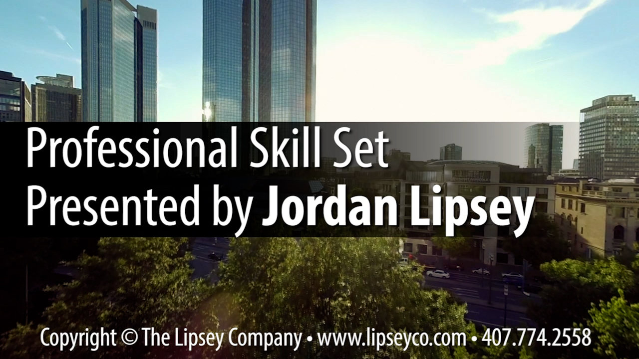 36 – Professional Skill Sets for the Commercial Real Estate Industry