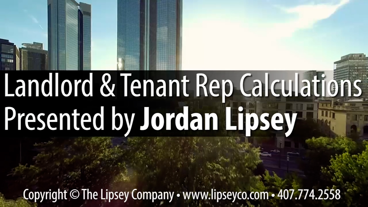 39 – Landlord & Tenant Rep Specific Calculations