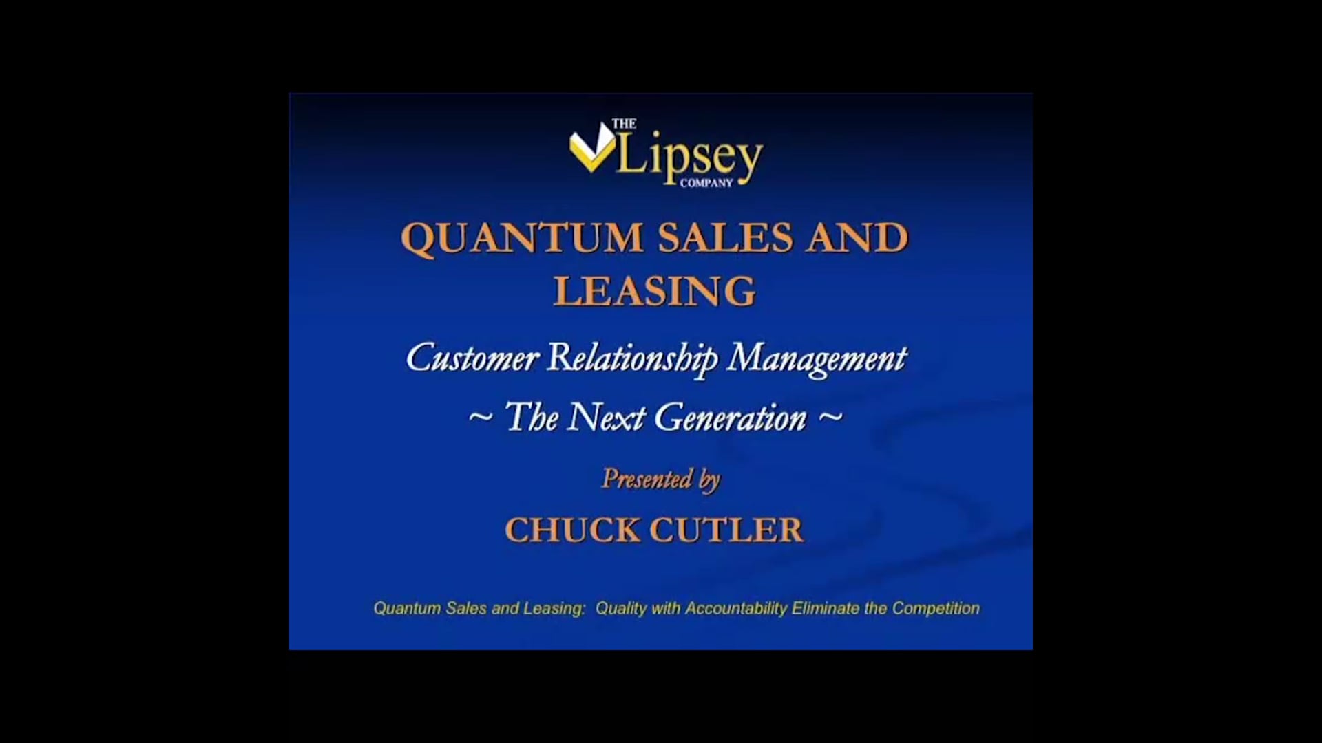 Customer Relationship Management Next Generation