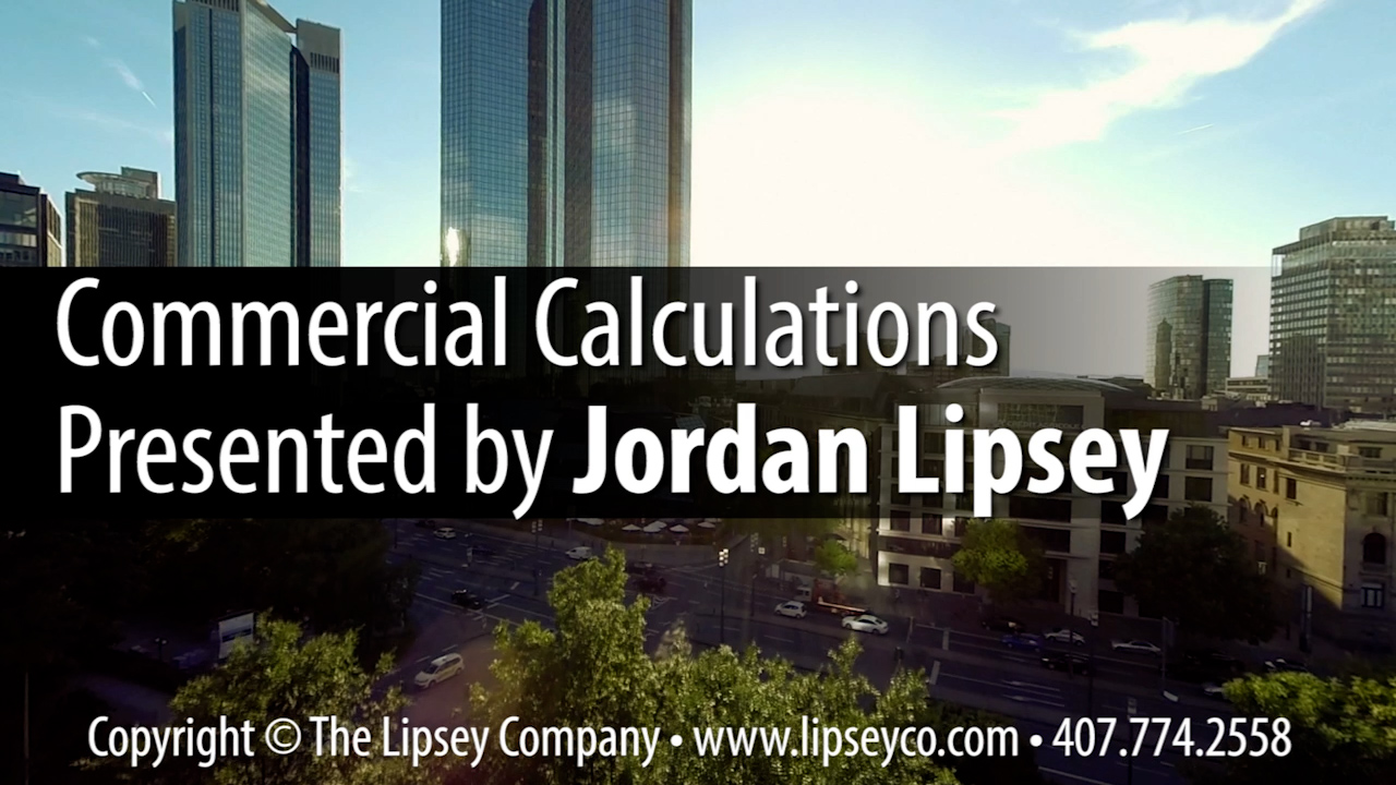 38 – Calculations for the Commercial Real Estate Industry