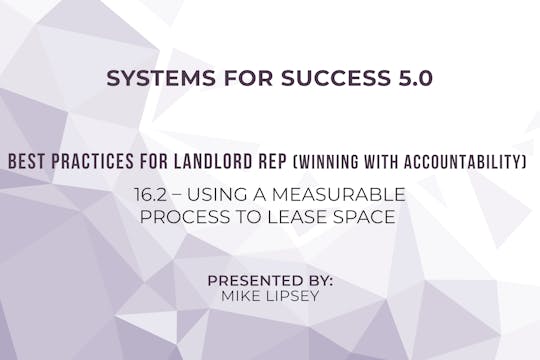 16-2 – Using a Measurable Process to ...