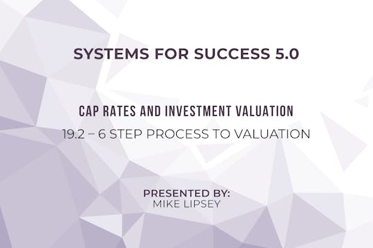 19-2 – 6 Step Process to Valuation 